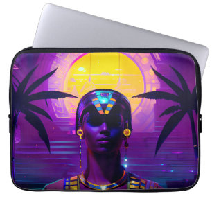 Synthwave Pharaoh Laptop Sleeve