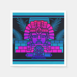 Synthwave Pharaoh Napkin