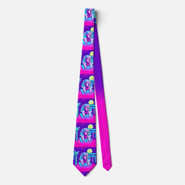 Synthwave Pharaoh Tie (Front)