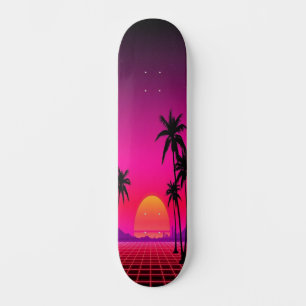 Synthwave Sunset: Edition 1 Skateboard