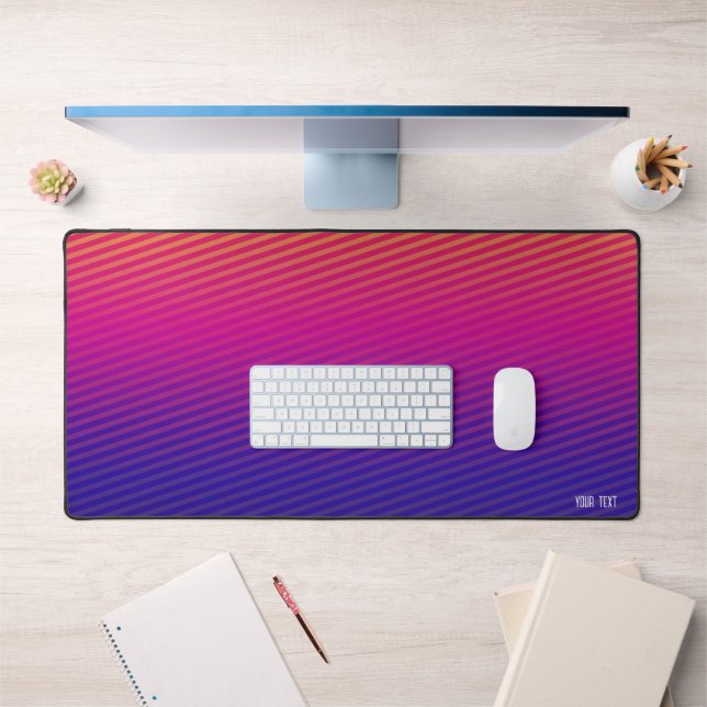 Synthwave theme desk mat (Office 1)