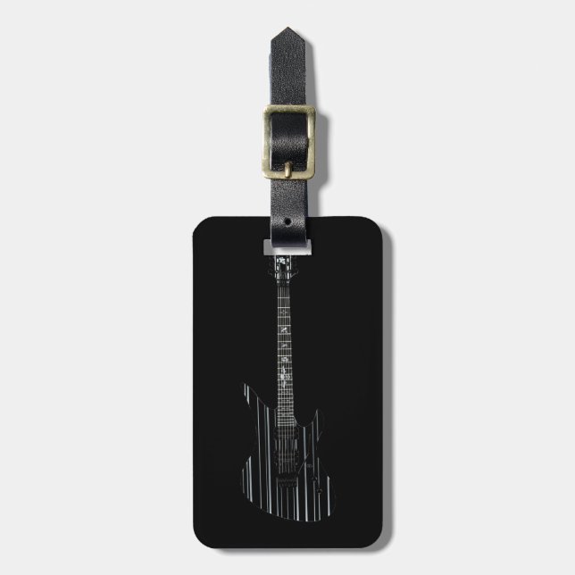 Synyster Guitar Luggage Tag (Front Vertical)