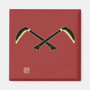 Syoujyouhirasyajichigaigamamoyou-Jinbaori Magnet