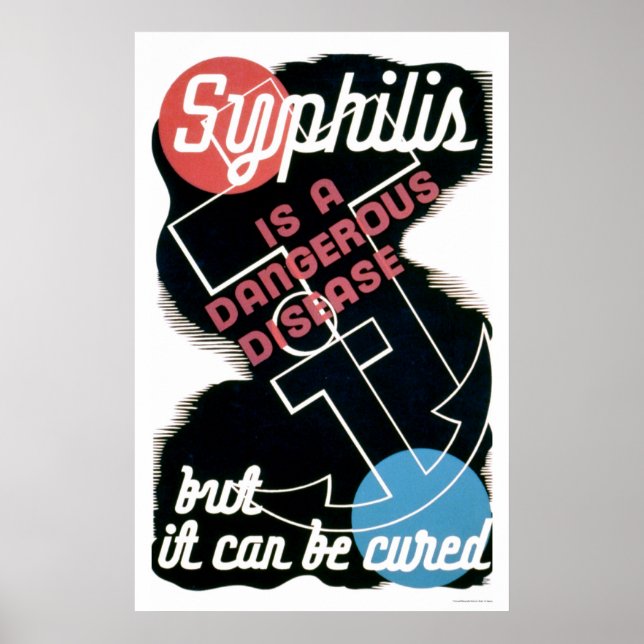 Syphilis Is Dangerous 1941 WPA Poster (Front)