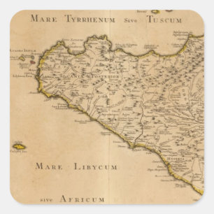 Syracuse and Italy Square Sticker