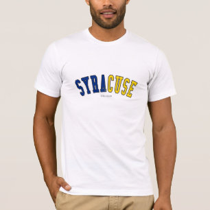 Syracuse in New York state flag colours T-Shirt