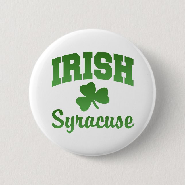 Syracuse Irish Button (Front)