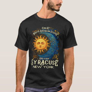 Syracuse New York 2024 Total Solar Eclipse Celesti T-Shirt