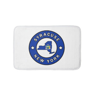 Syracuse New York Bath Mat