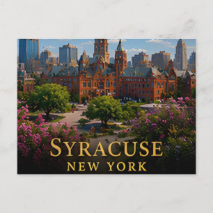 Syracuse New York Finger Lakes Gateway & Canal Postcard