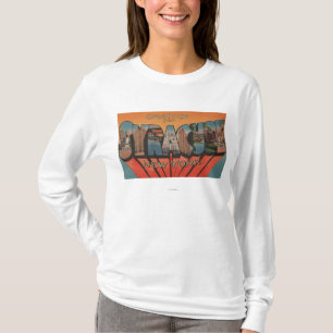 Syracuse, New York - Large Letter Scenes T-Shirt