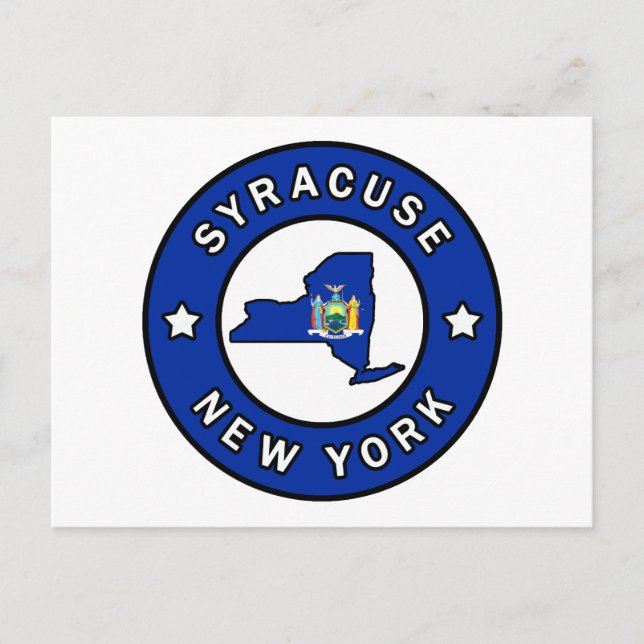 Syracuse New York Postcard (Front)