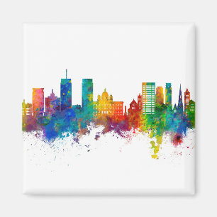 Syracuse New York Skyline Magnet