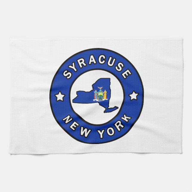Syracuse New York Tea Towel (Horizontal)