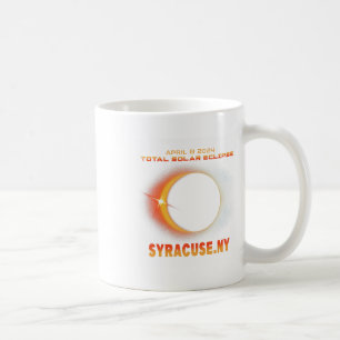 Syracuse New York Total Solar Eclipse 2024 1 Coffee Mug