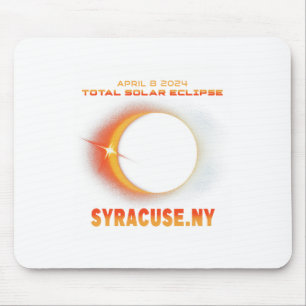 Syracuse New York Total Solar Eclipse 2024 Mouse Pad