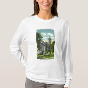 Syracuse U Campus View Showing Crouse College T-Shirt