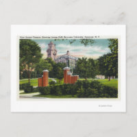 Syracuse U Campus View Showing Lyman Hall