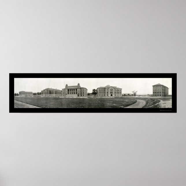 Syracuse University Photo 1908 Poster (Front)