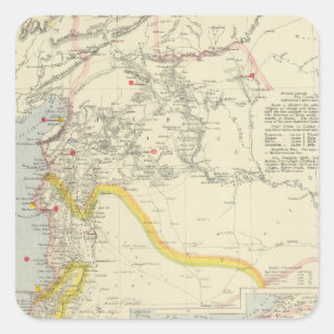 Syria 2 square sticker