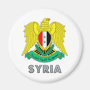Syria Coat of Arms Magnet