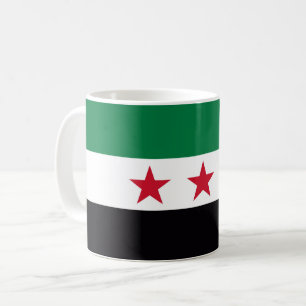 Syria country revolution new flag symbol coffee mug