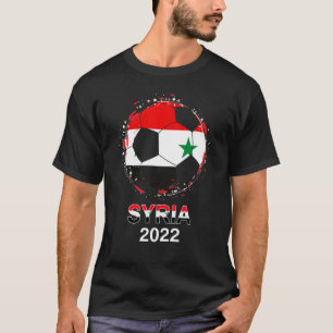 Syria Flag 2022 Supporter Syria Soccer Team Syria T-Shirt