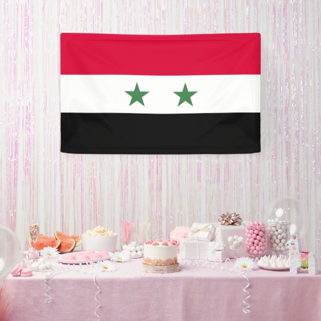 Syria flag banner (Party)