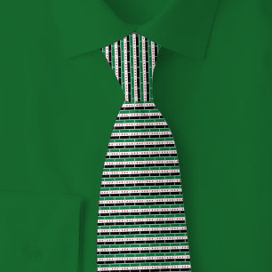 Syria Flag Brick Pattern Tie