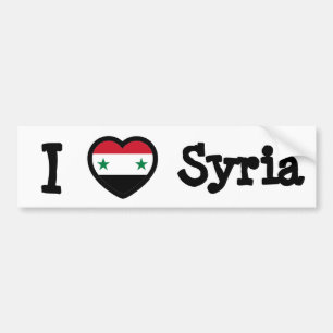 Syria Flag Bumper Sticker