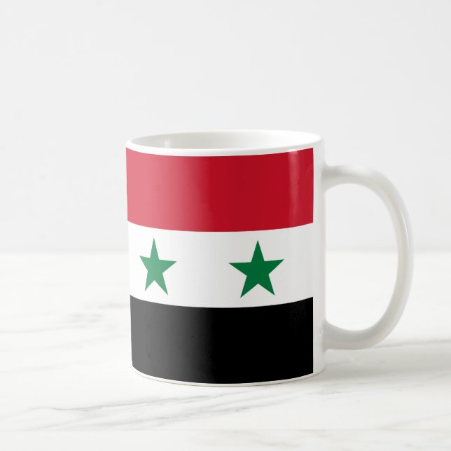  Syria Flag Ceramic Coffee Mug (Right)