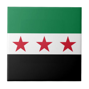 Syria Flag Ceramic Tile