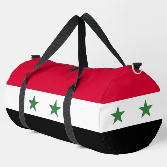 Syria flag duffle bag (Left Corner)