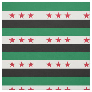 Syria Flag Fabric