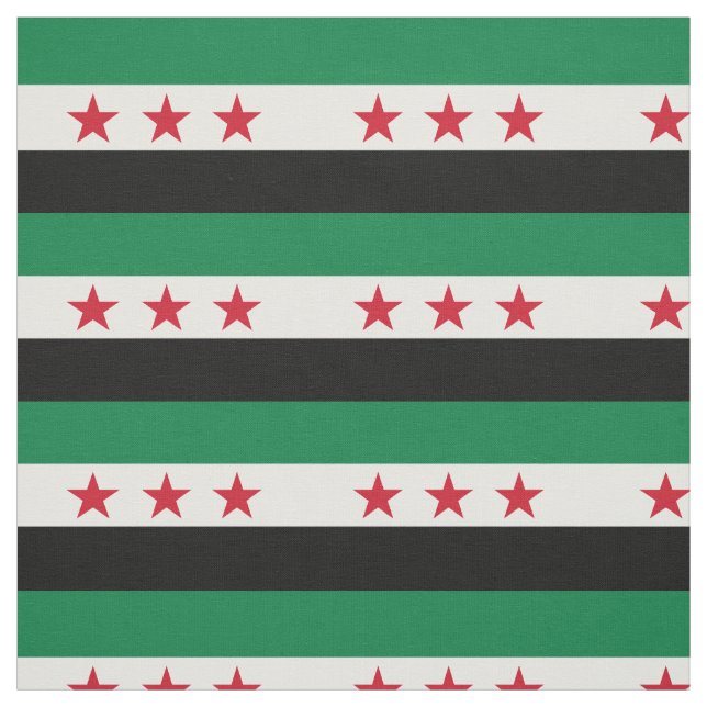 Syria Flag Fabric (Swatch)