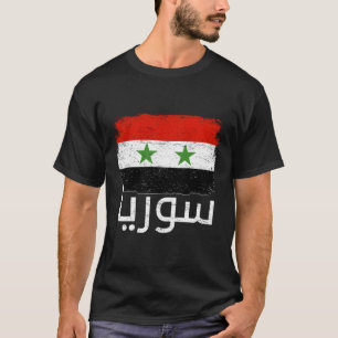 Syria Flag Flag Of Syria For Syrian T-Shirt
