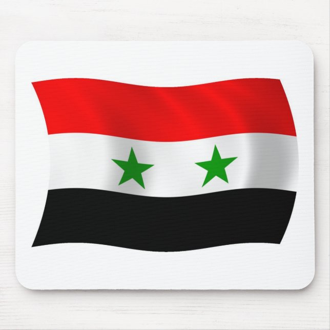 Syria Flag Mousepad (Front)