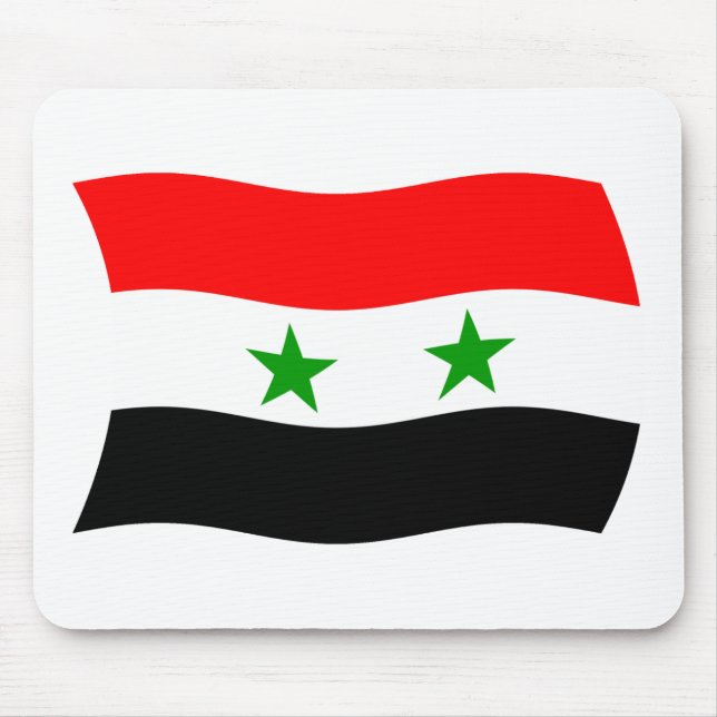 Syria Flag Mousepad (Front)