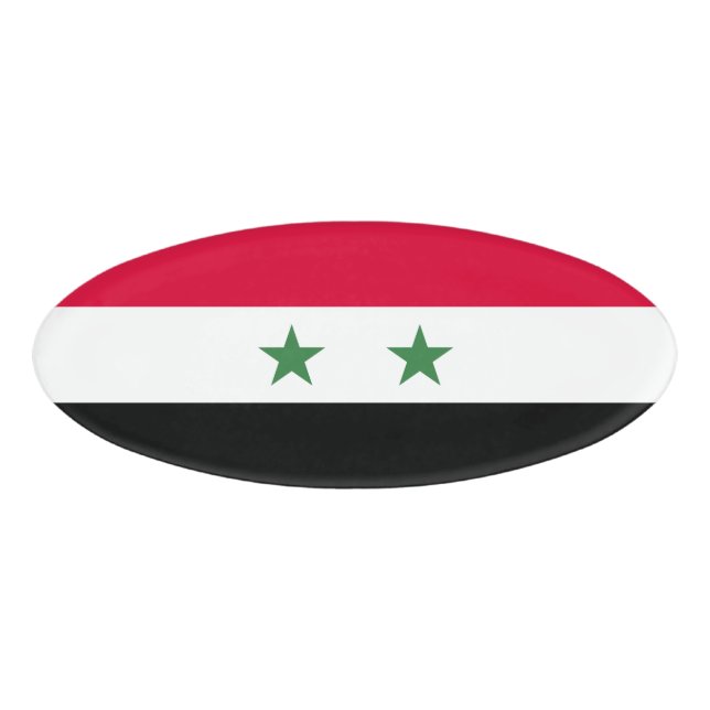 Syria flag name tag (Front)