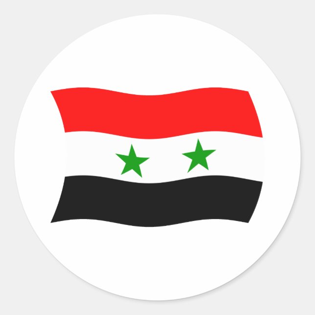 Syria Flag Sticker (Front)