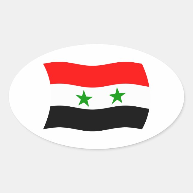 Syria Flag Sticker (Front)