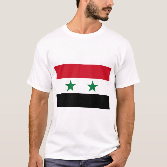 Syria Flag T-Shirt (Front)