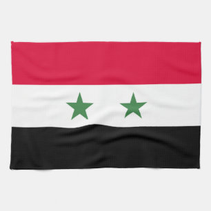 Syria flag tea towel