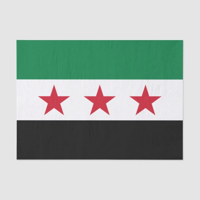 Syria Flag Tissue Paper (Front)