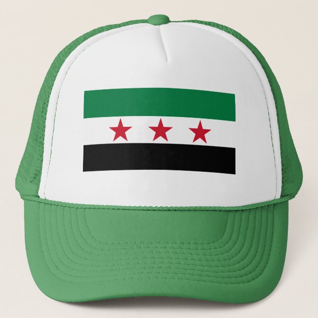 Syria Flag Trucker Hat (Front)