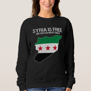 Syria Is Free Syrian Flag Syria Free Sweatshirt