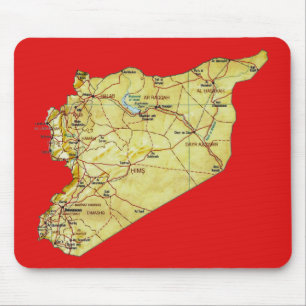 Syria Map Mousepad