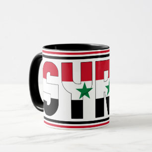 Syria National Flag Patriotic Coffee Mug