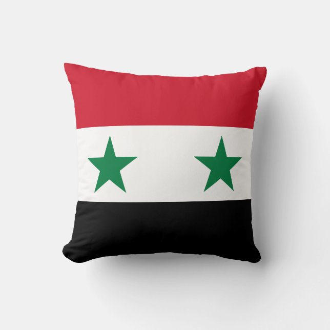 Syria Old Flag Cushion (Front)