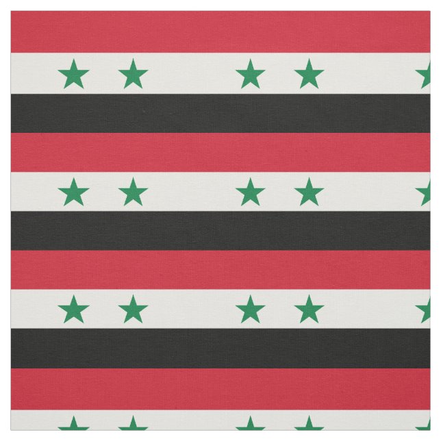 Syria Old Flag Fabric (Swatch)